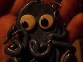 Blue Octopus Necklace