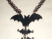 Gothic Bat Necklace