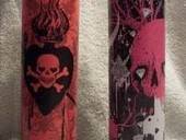 Gothic Skull Jar Candles