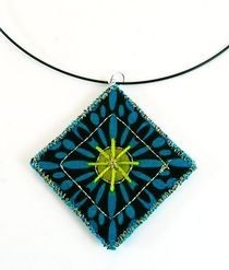 Quilted Pendant