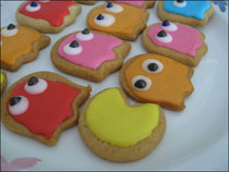 Pacman Sugar Cookies