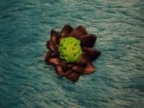 Zombie Brains And Black Flowers Hair Ornament