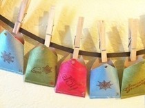 Cardboard Roll Advent Calendar
