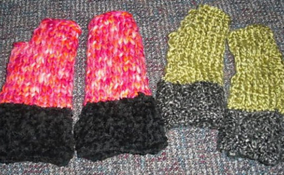 Super Easy Fingerless Gloves