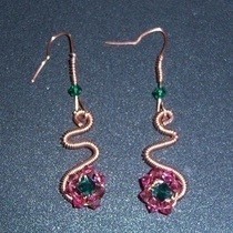 Flowerette Dangle Earrings