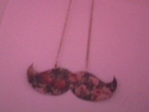 Two Sided Mustache Necklace