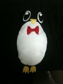 Krinkly Stuffed Penguin