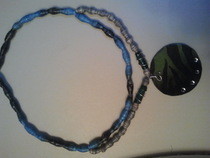 Paper Necklace And Pendant