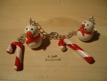 X'mas Bracelet (Polymer Clay)