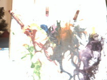 Melted Crayon Art