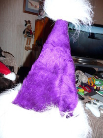 Purple Santa Hat