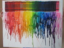 Melted Crayon Art