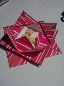 Origami Lotus W/ Lucky Stars
