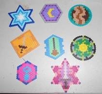 Witchy Coasters From Perler Beads