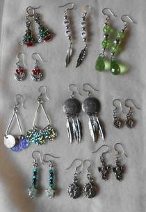 Selection Of Dangley Earrings