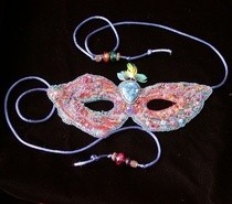 Beaded Phoenix Mask