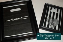 Shopping Bag Wall Art Room Decor