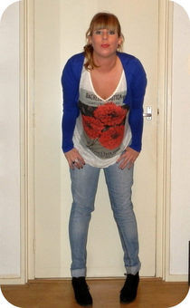 T  Shirt Into Cardigan (No Sewing)