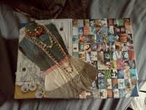 Shoe Box Decoupage