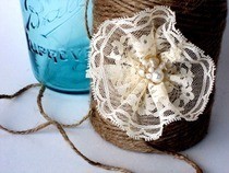 Lace Flower Hair Clip