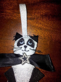 Tuxedo Kitty Dotee Doll
