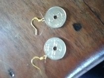 Norwegian Kroner Ear Rings!