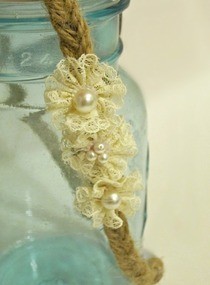 Vintage Lace Tiny Flowers Headband