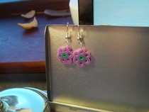Perler/Hama Daisy Earrings