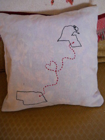 Hearts Afar Pillow