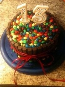 Candy Barrel Cake