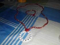 Paper Beads Necklace And Bracelets