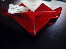 Message Heart With Wings