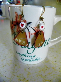 Recycled Cd Earrings