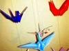 Origami Crane Mobile