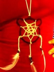 Bear Dreamcatcher Necklace
