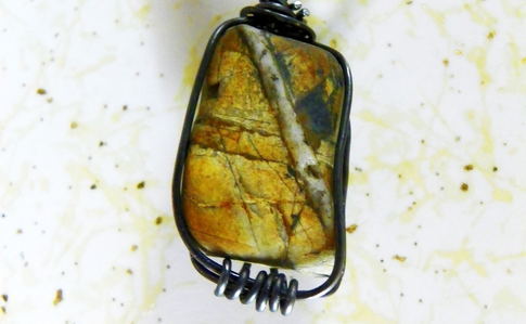 Wire Wrapped Beach Rock Necklaces