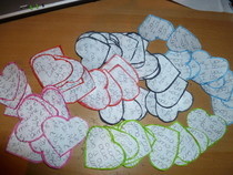Paper Valentine Hearts