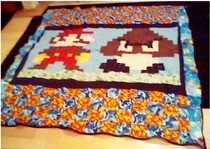 Mario Quilt Block