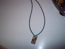 Rectangle Square Necklace