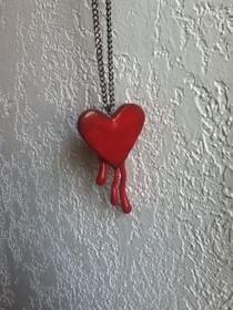 Bloody Heart Necklace