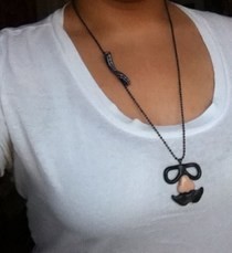 Mustache/Nose/Glasses Necklace