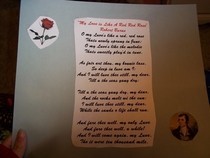 Robert Burns' Poem Collage