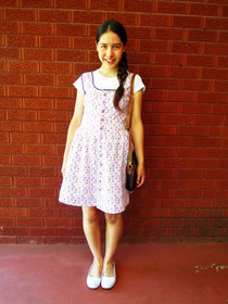 Purple Flower Dress