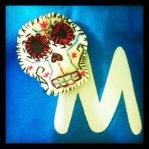 Sugar Skull Brooch