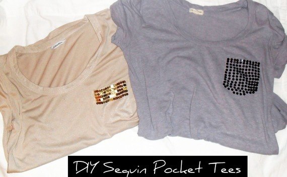 Sequin Pocket Tees