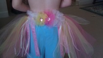 Tulle Flower Back Tutu