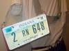 License Plate Purse