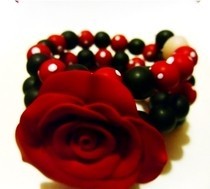 Rockabilly Rose Bracelet