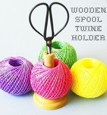 How To Make A Wooden Spool Twine Holder