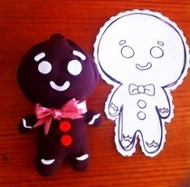 Gingerbread Man Plushie